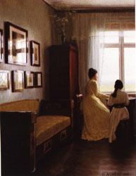 Georg Nicolaj Achen Interior oil painting picture